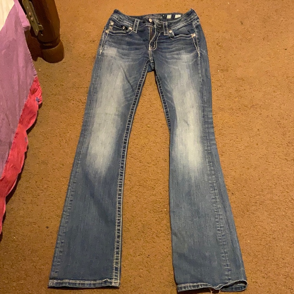 Miss me boot cut jeans.